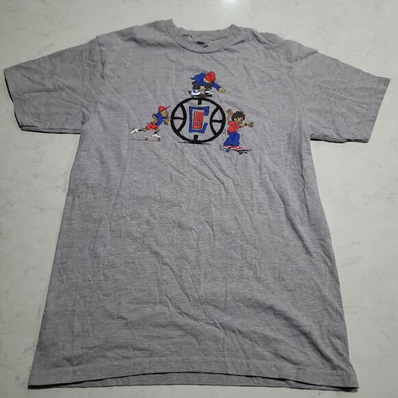 Crenshaw Skate Club x The LAB L.A. Clippers NBA Basketball Logo CSC M T-shirt - Picture 2 of 8